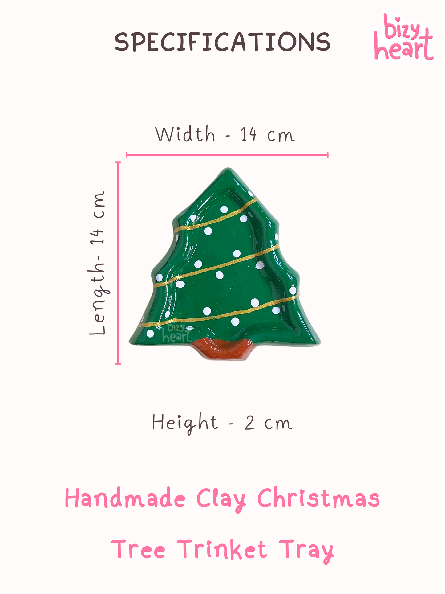 Christmas Tree Trinket Tray