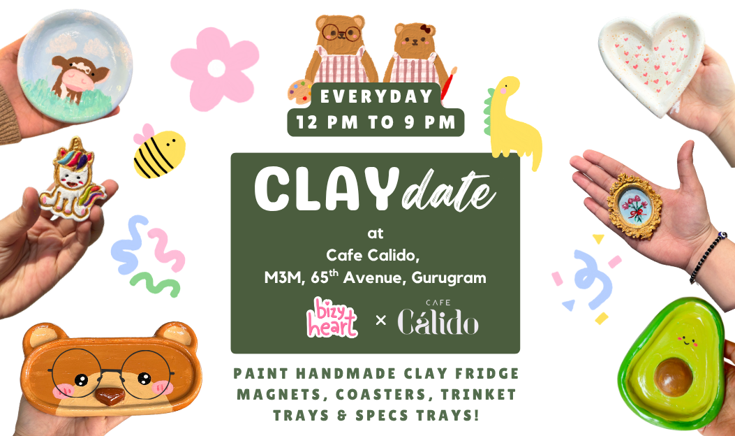 Gurugram (Sec 65) Clay Painting @ Cafe Cálido