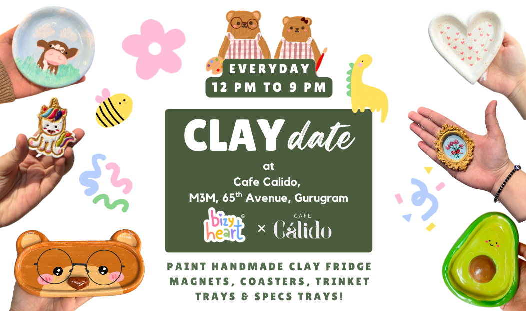 Gurugram (Sec 65) Clay Painting @ Cafe Cálido