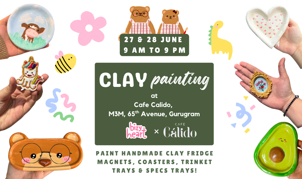 Clay Painting @ Cafe Calido, Gurugram