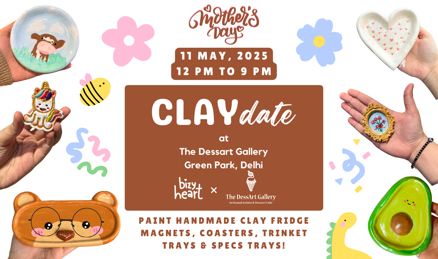 Mother's Day Clay Painting Workshop @ The Dessart Gallery
