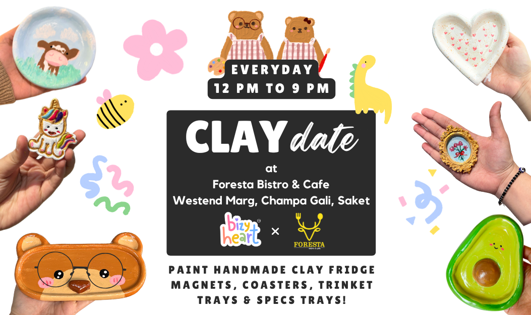 Delhi (Saket) Clay Painting @ Foresta Bistro & Cafe