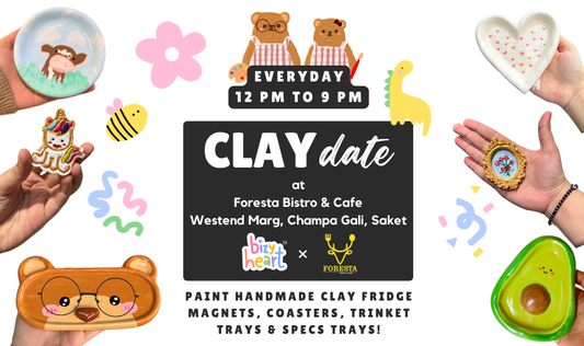 Delhi (Saket) Clay Painting @ Foresta Bistro & Cafe