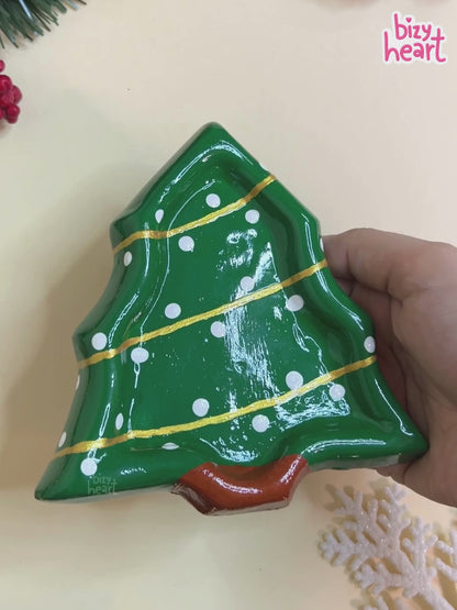Christmas Tree Trinket Tray
